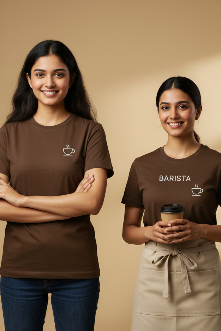 Custom staff tshirt design, digital marketing